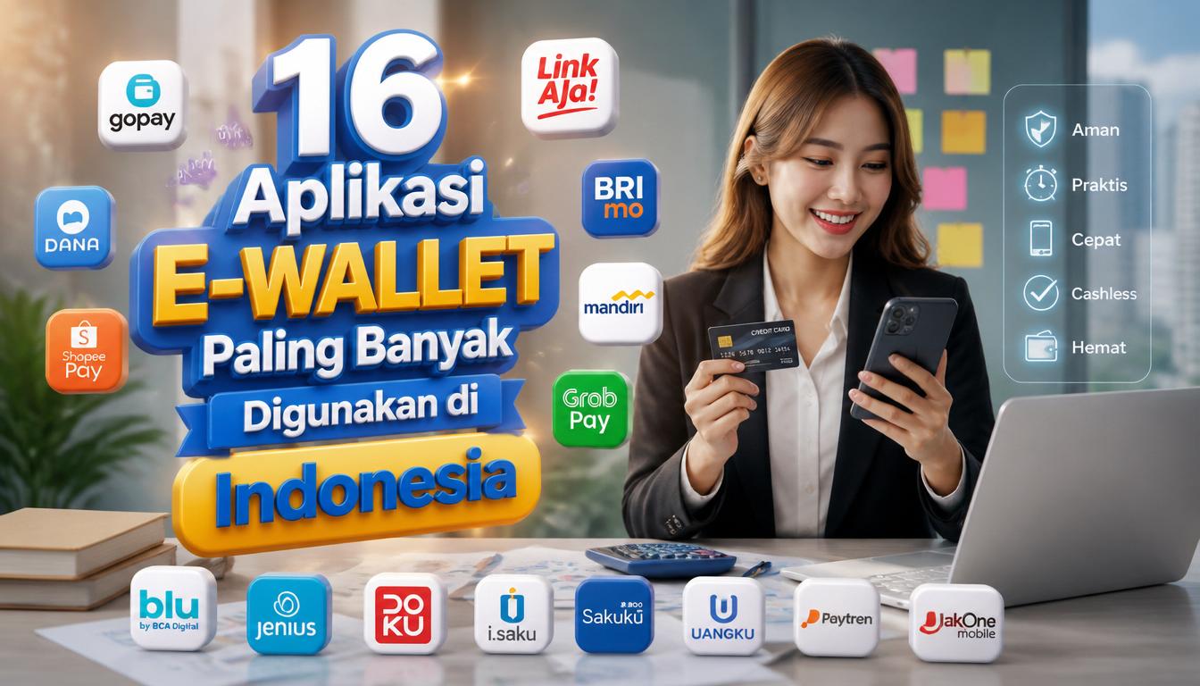 16 Aplikasi E Wallet Paling Banyak Digunakan di Indonesia
