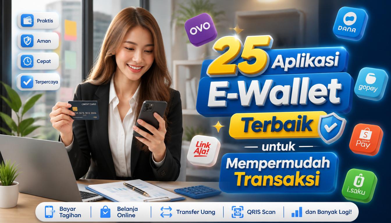 25 Aplikasi E Wallet Terbaik untuk Mempermudah Transaksi