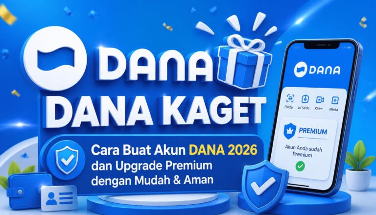 Cara Buat Akun DANA 2026 dan Upgrade Premium dengan Mudah & Aman
