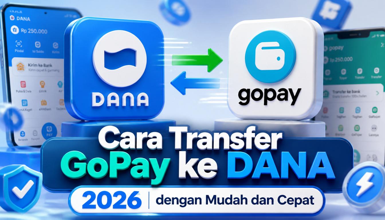 Cara Transfer GoPay ke DANA 2026 dengan Mudah dan Cepat