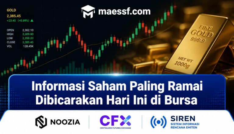 Informasi Saham Paling Ramai Dibicarakan Hari Ini di Bursa