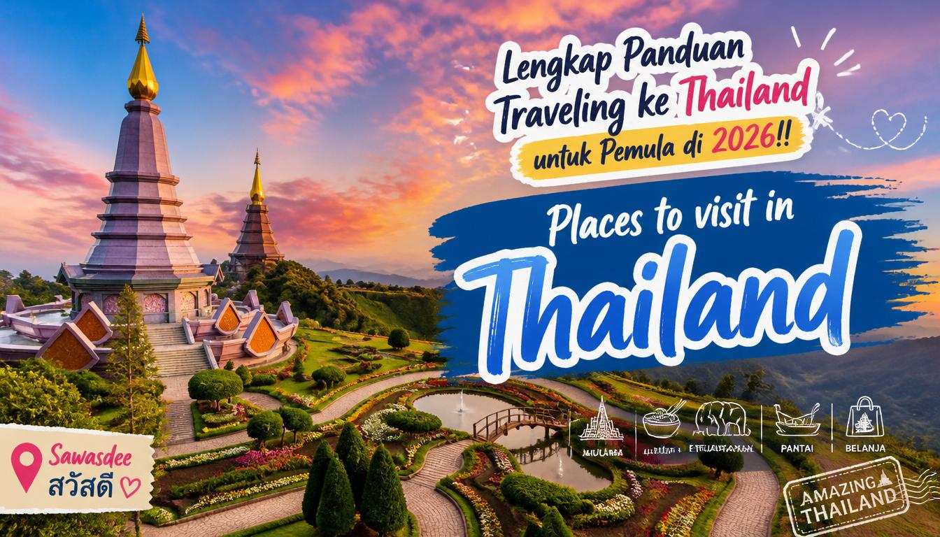 Lengkap Panduan Traveling ke Thailand untuk Pemula di