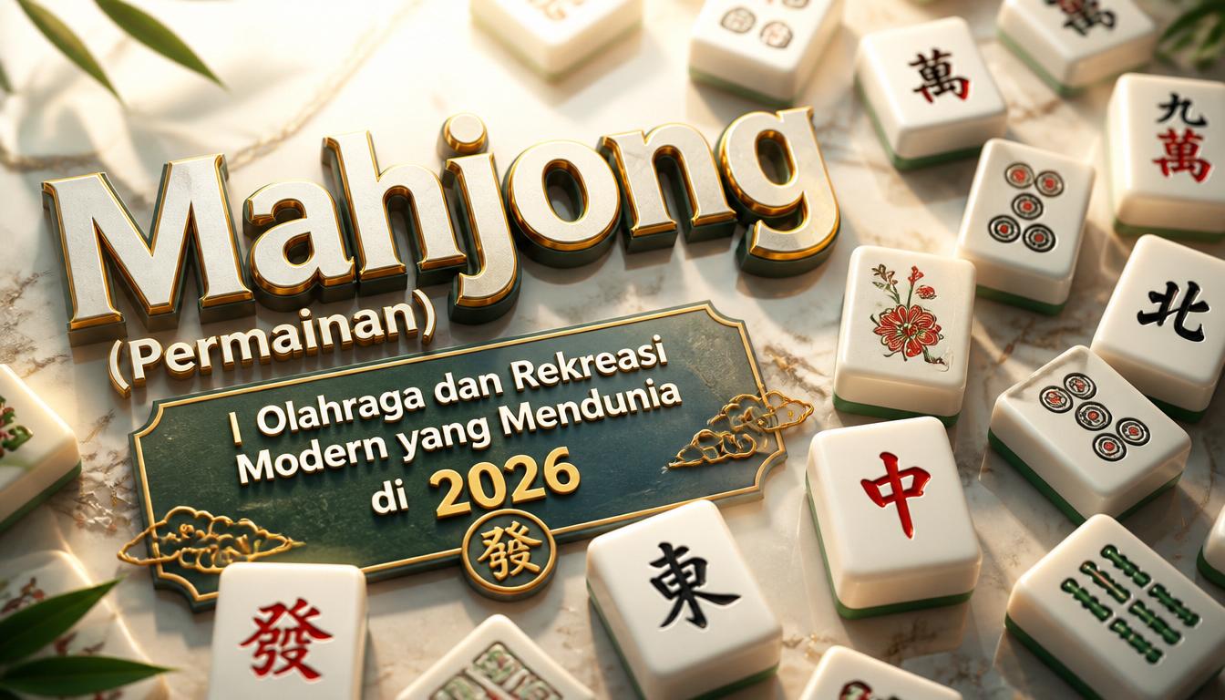 Mahjong (Permainan) Olahraga dan Rekreasi Modern yang Mendunia di