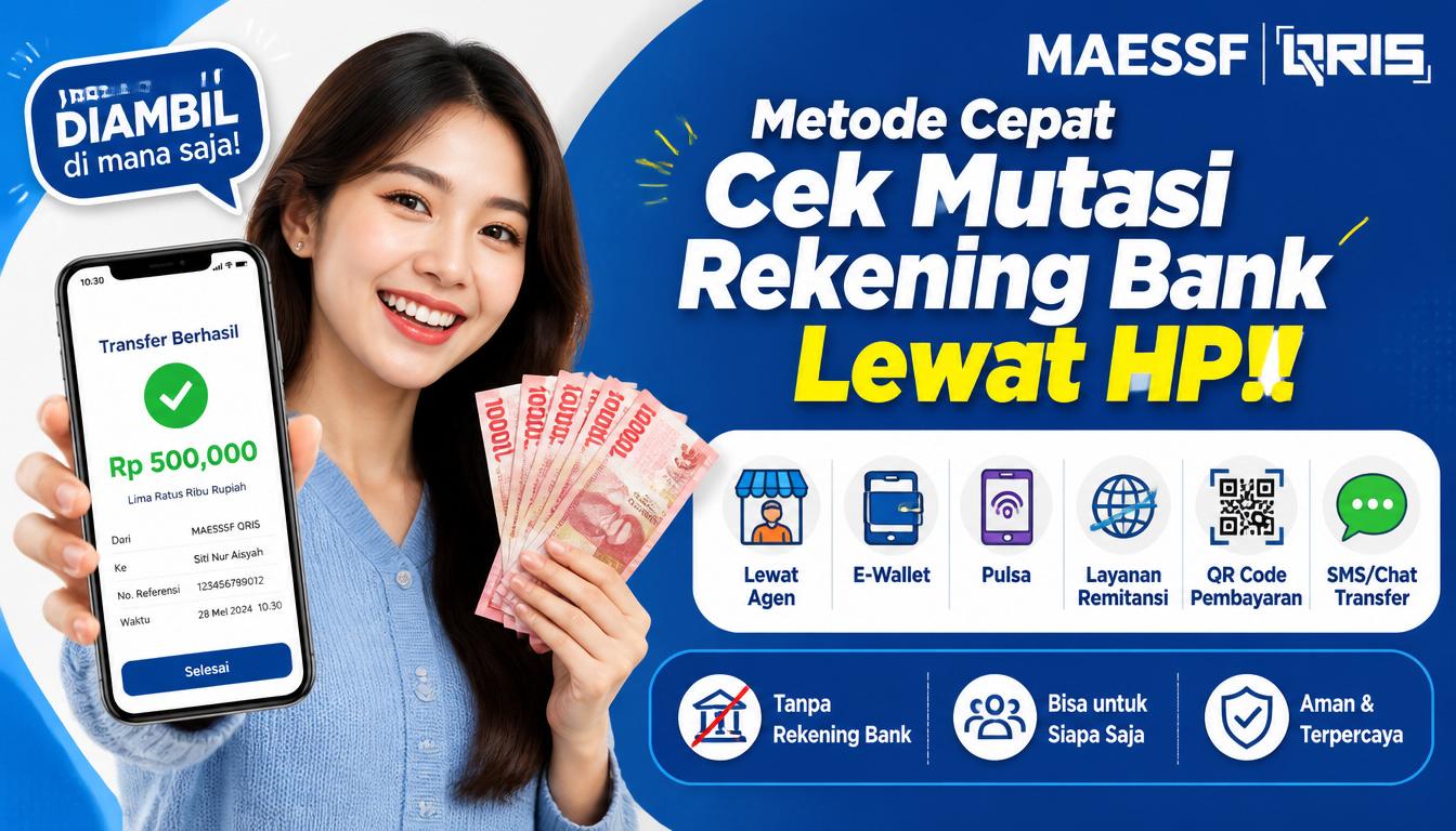 Metode Cepat Cek Mutasi Rekening Bank Lewat HP