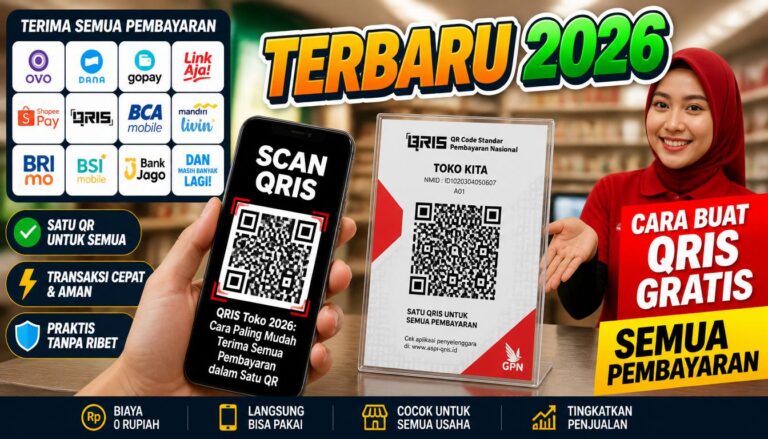 QRIS Toko 2026 Cara Paling Mudah Terima Semua Pembayaran dalam Satu QR