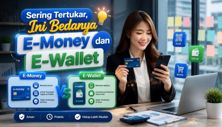 Sering Tertukar, Ini Bedanya E Money dan E Wallet