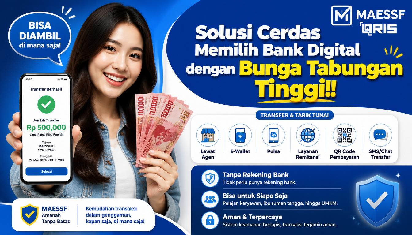Solusi Cerdas Memilih Bank Digital dengan Bunga Tabungan Tinggi
