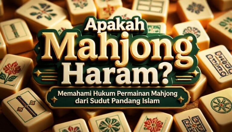 Apakah Mahjong Haram Memahami Hukum Permainan Mahjong dari Sudut Pandang Islam