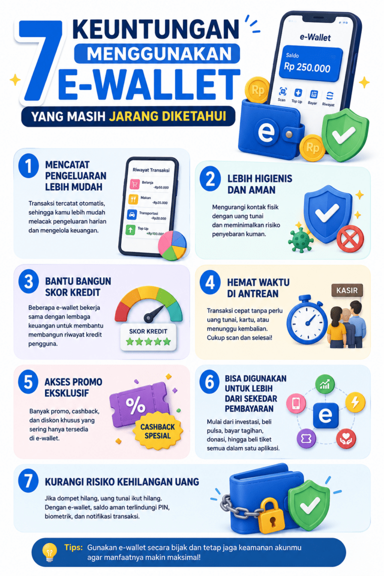 7 Keuntungan Menggunakan E Wallet yang Masih Jarang Diketahui