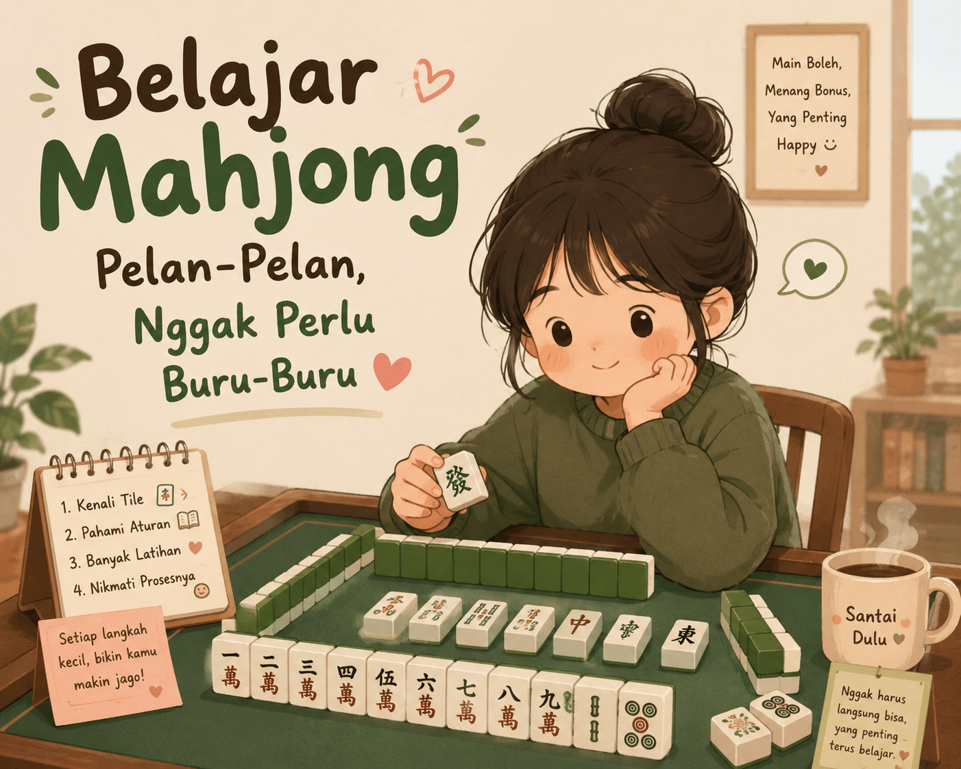 Belajar Mahjong Pelan Pelan, Nggak Perlu Buru Buru