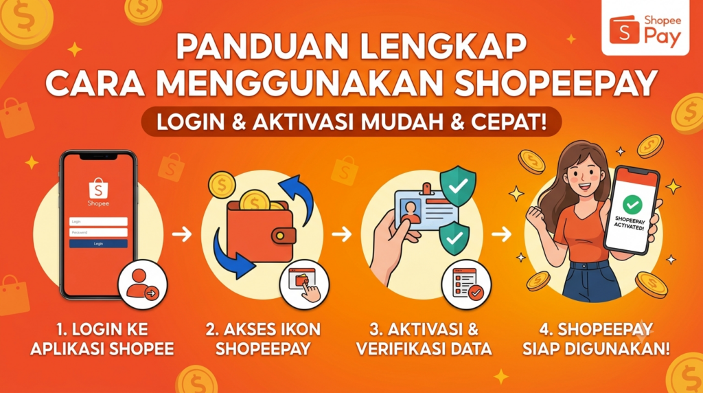 Cara Menggunakan ShopeePay: Dari ShopeePay Login hingga Aktivasi
